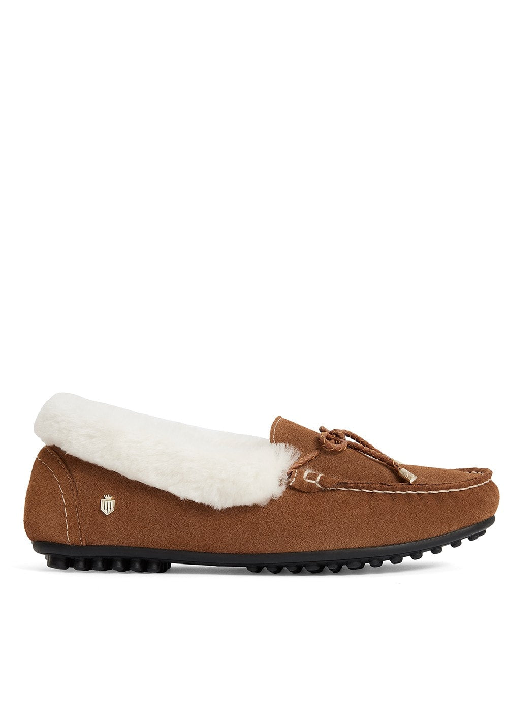 Henley Shearling Lined Slippers - Tan - 3