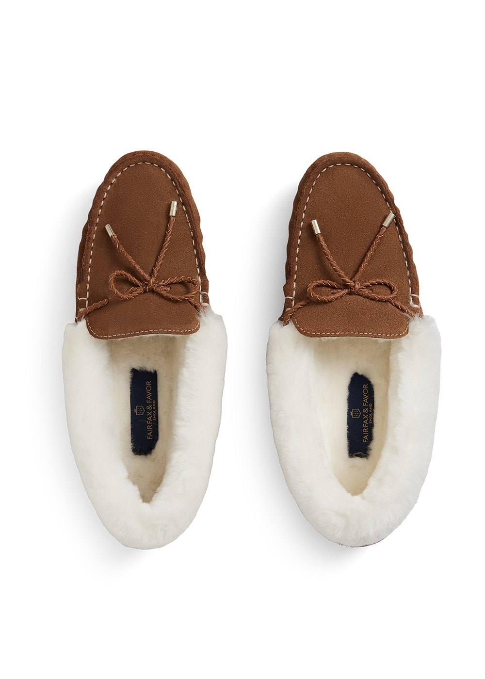 Henley Shearling Lined Slippers - Tan - 5