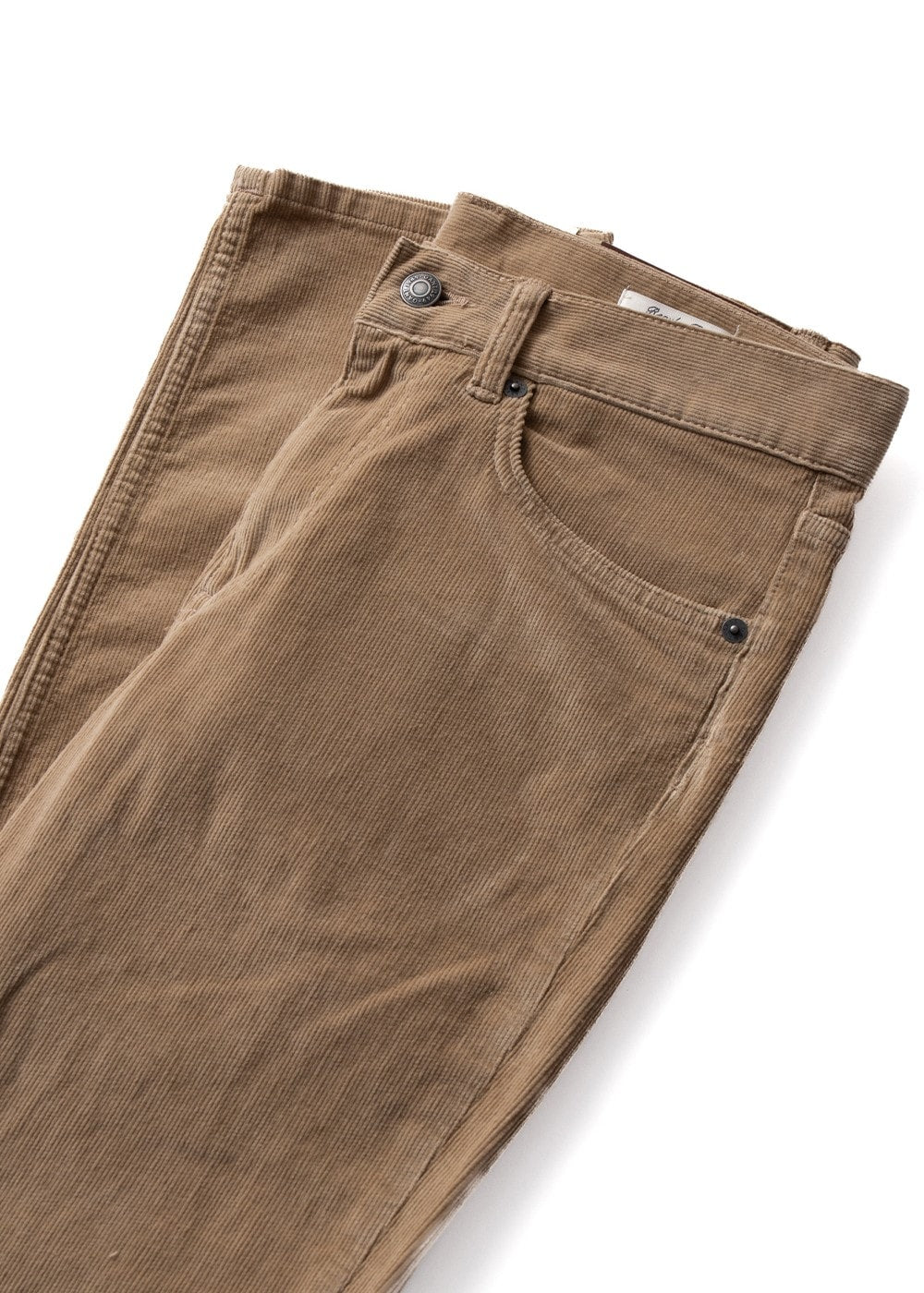 Regular Cord Jeans - Dark Khaki - 3