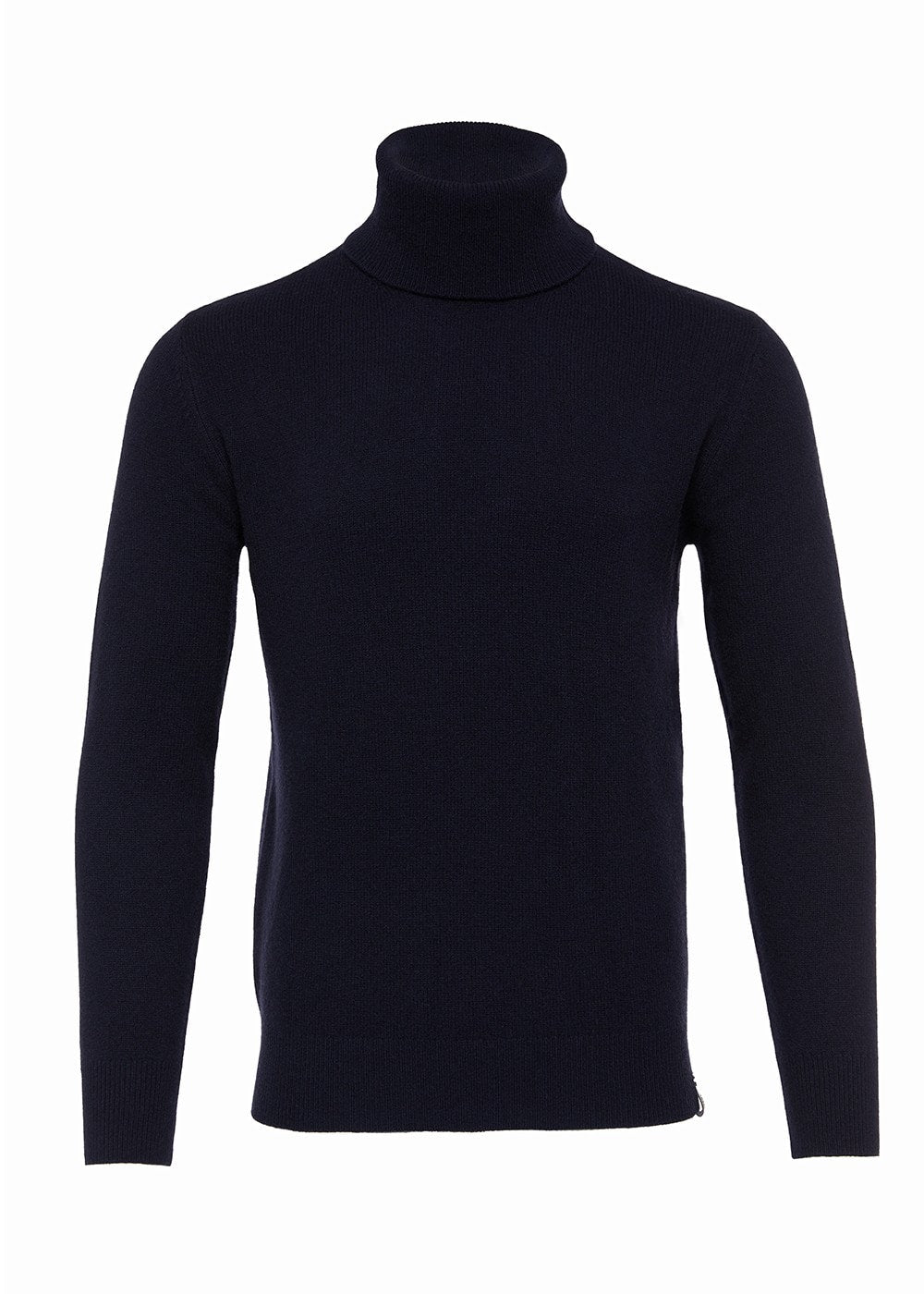 Byron Roll Neck Knit - Navy - 4