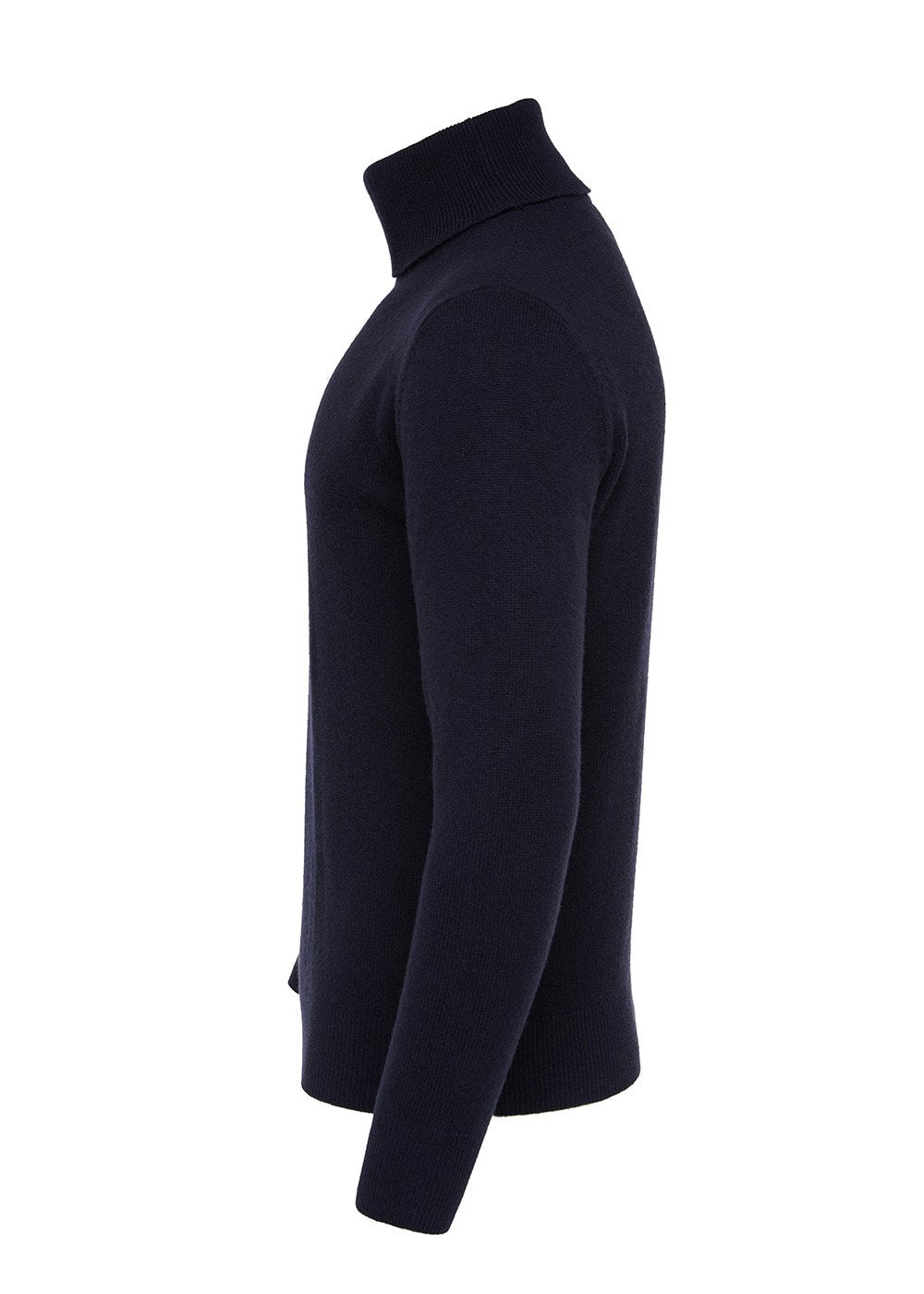 Byron Roll Neck Knit - Navy - 6