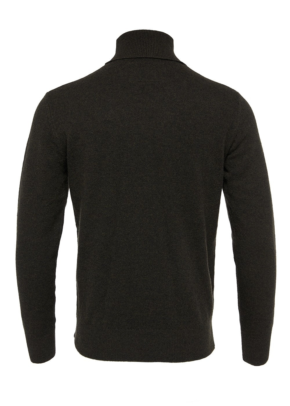 Byron Roll Neck Knit - Moss - 5