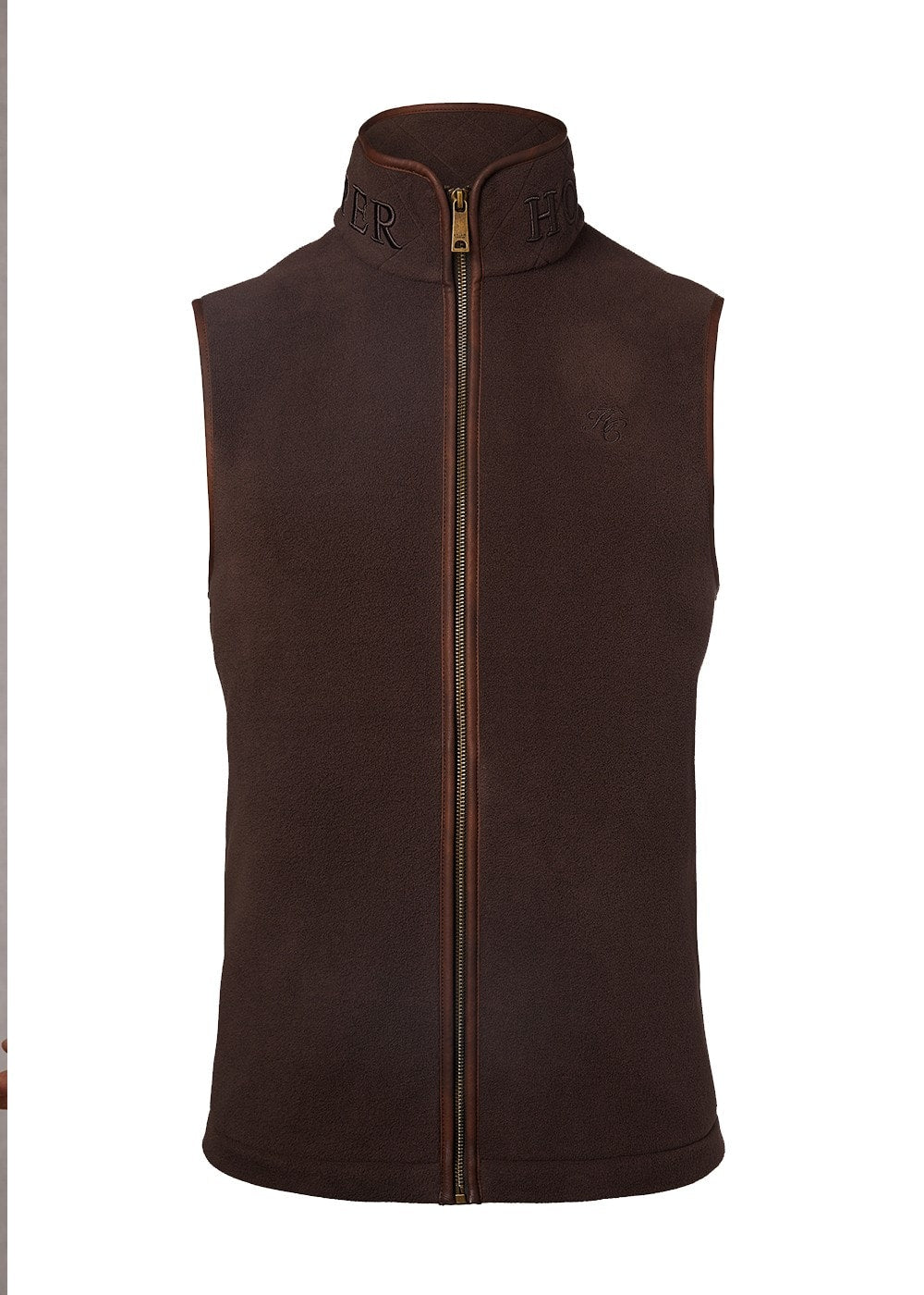 Country Fleece Gilet - Chocolate - 4