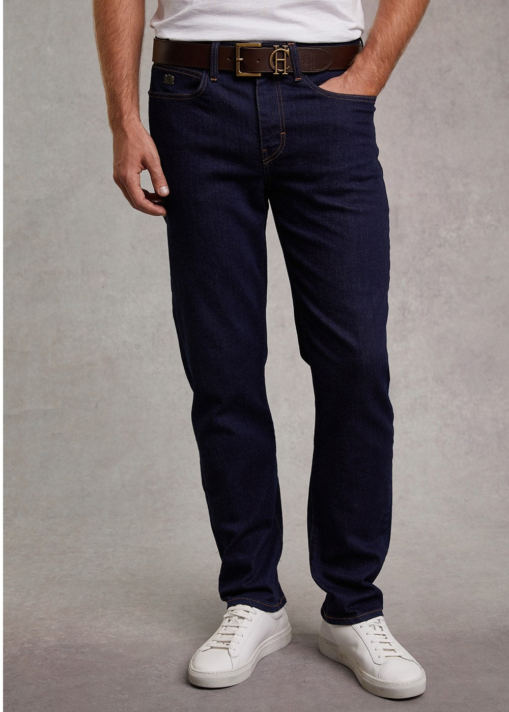 Classic Straight Jeans - Dark Indigo - 1