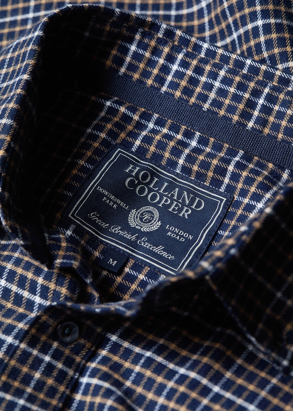 Classic Button Down Shirt - Cheltenham Navy Check - 4