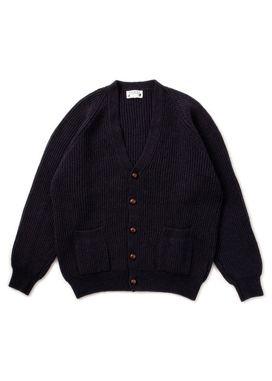 Scotia Shooting Cardigan - Navy - 1