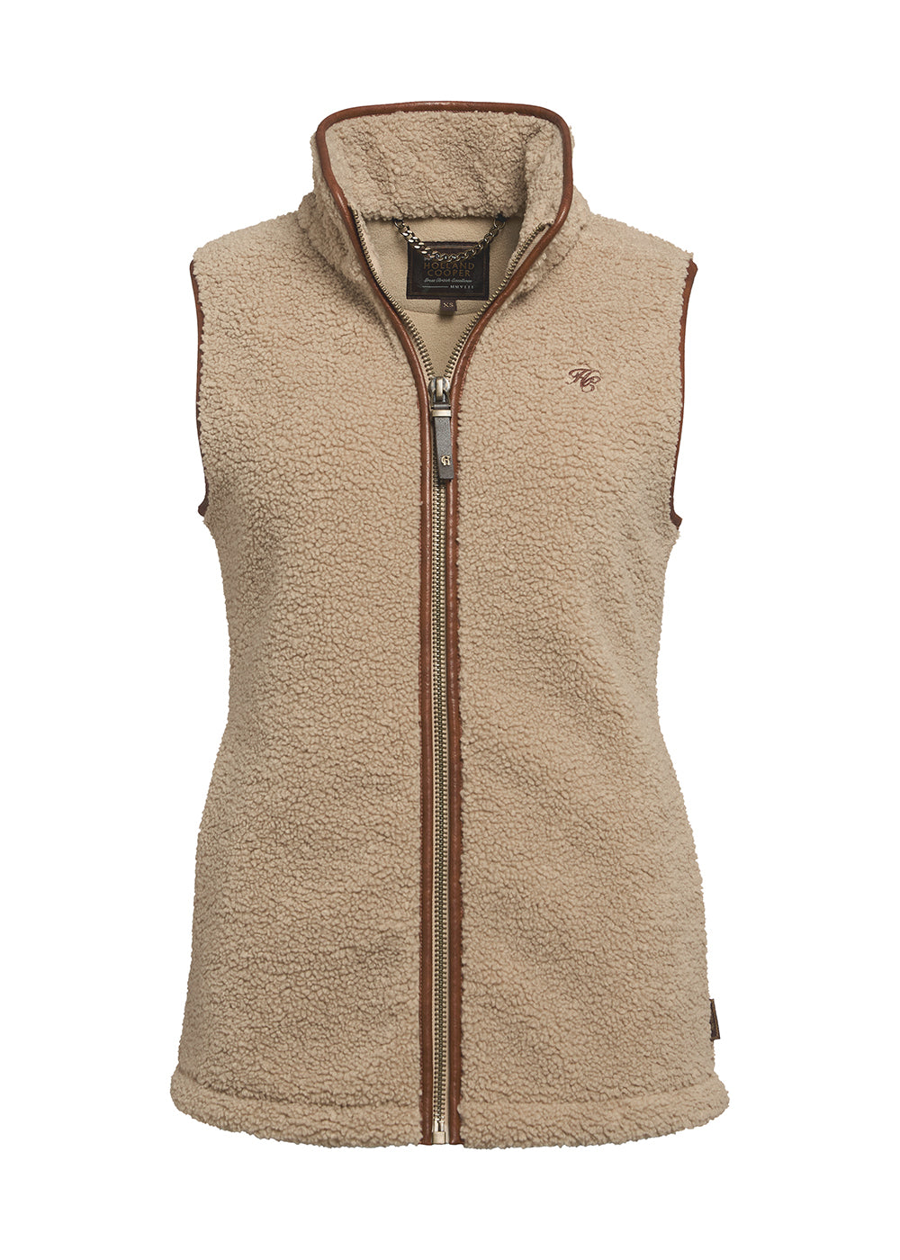 Country Fleece Gilet SS25 - Natural Borg