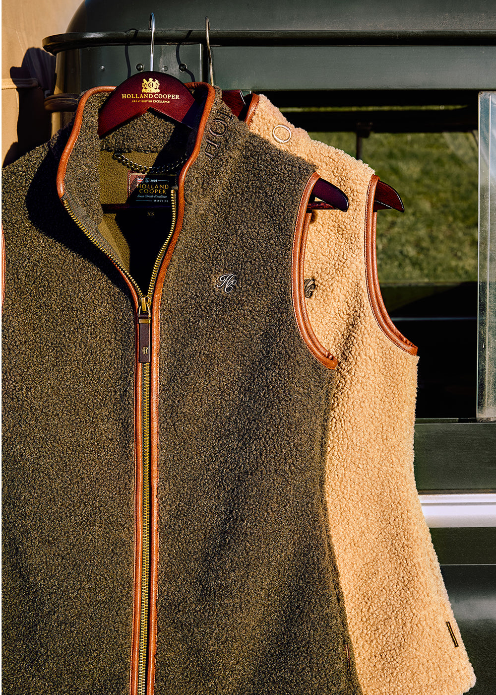 Country Fleece Gilet SS25 - Natural Borg