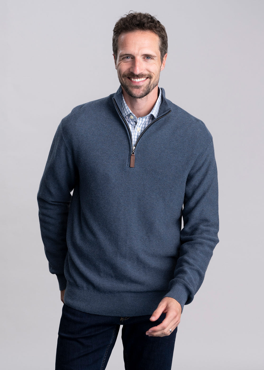 Porthleven Quarter Zip Jumper