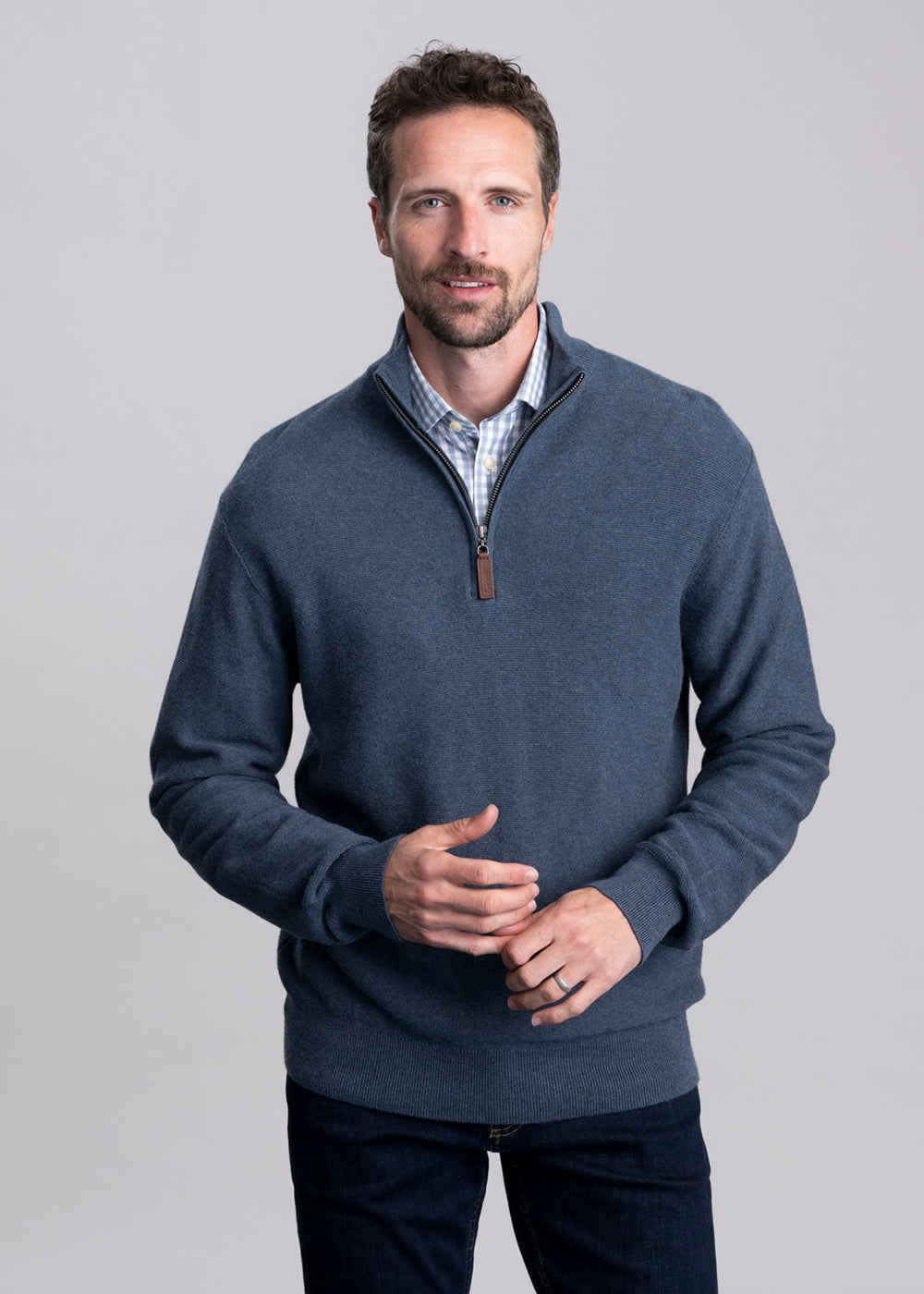 Porthleven Quarter Zip Jumper