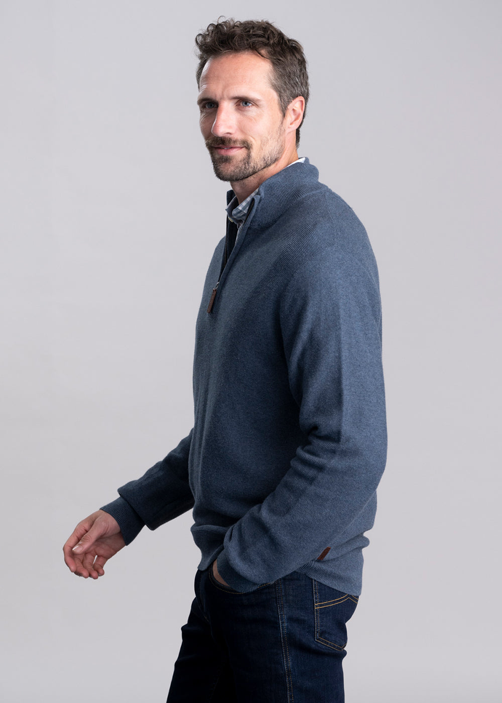 Porthleven Quarter Zip Jumper