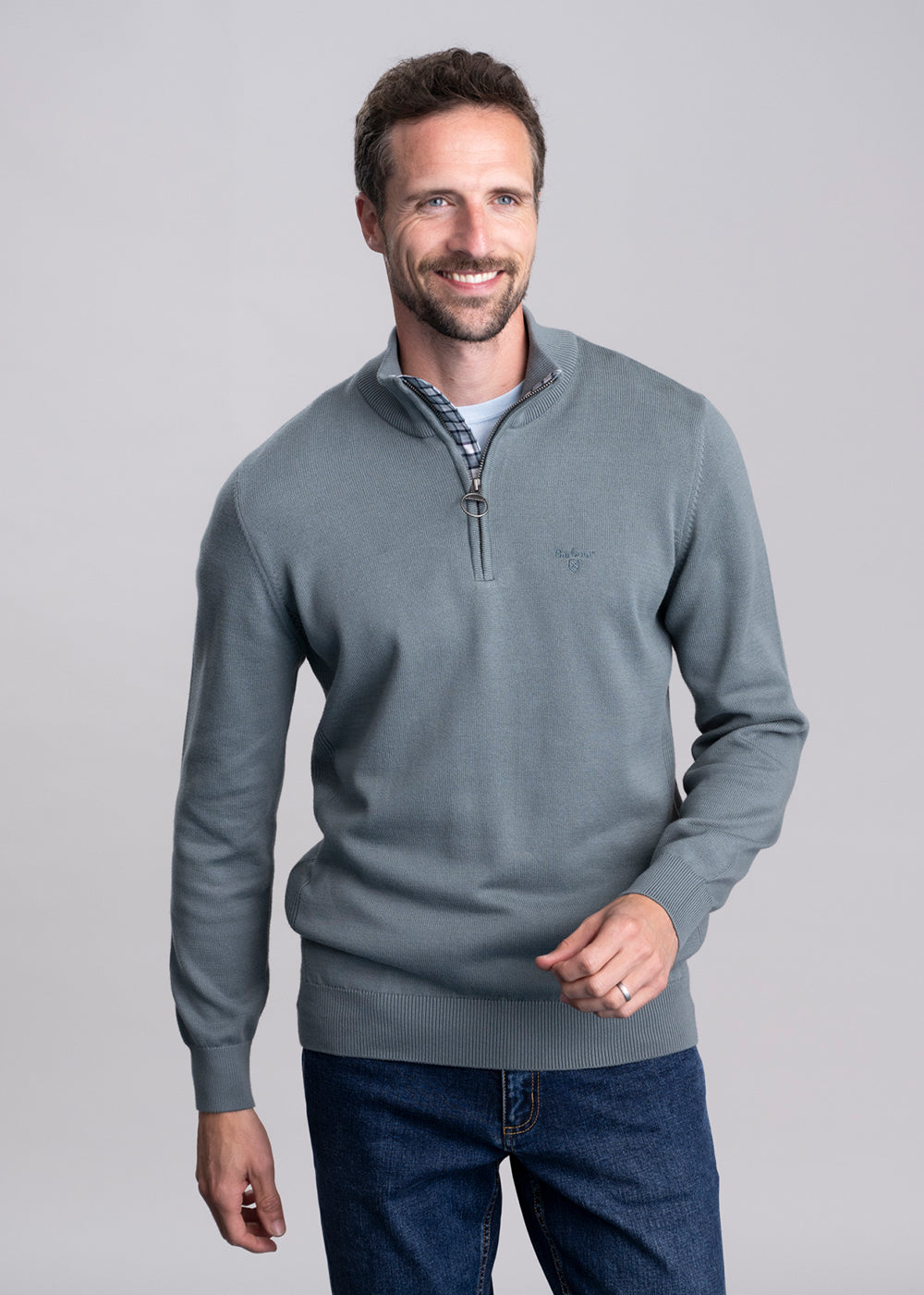 Cotton Half Zip